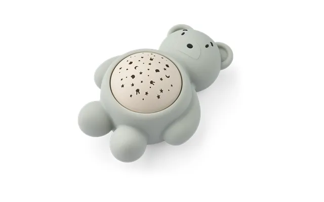 Liewood Manuel Bear Night Lamp With Projector And Sound Dove Blue
