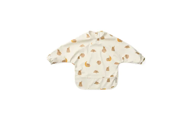 Liewood Merle Bib With Sleeve Elephant-creme De La Creme