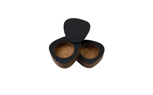 Lind Dna Curve Salt & Pepper Set 2-pack Natural-black Anthracite