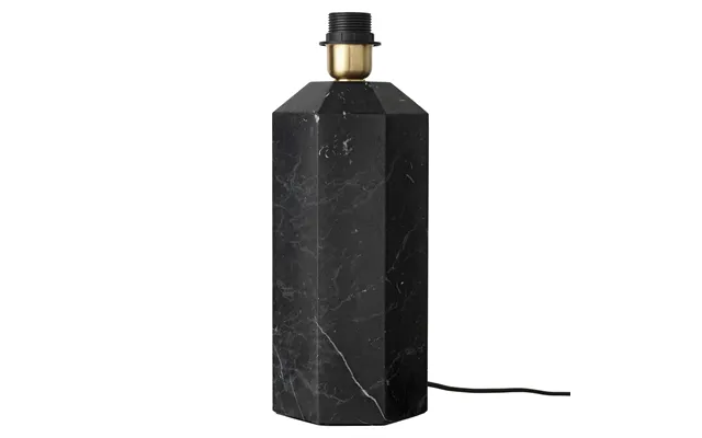 Louise Roe The Eight Over Eight Lamp Base Black Marble