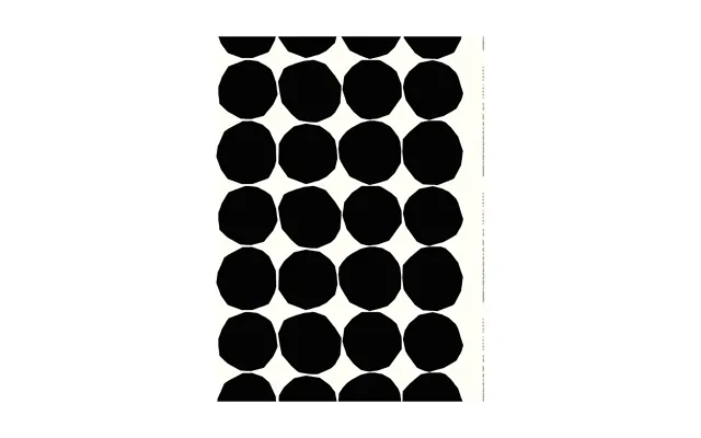 Marimekko Kivet Fabric Black