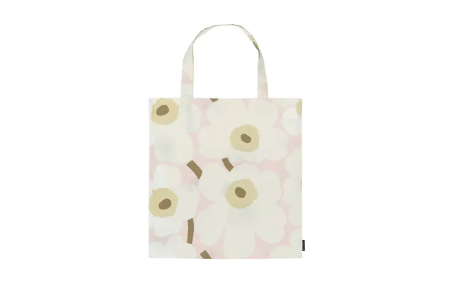 Marimekko Pieni Unikko Bag 44x43 Cm Pink-off White-sand