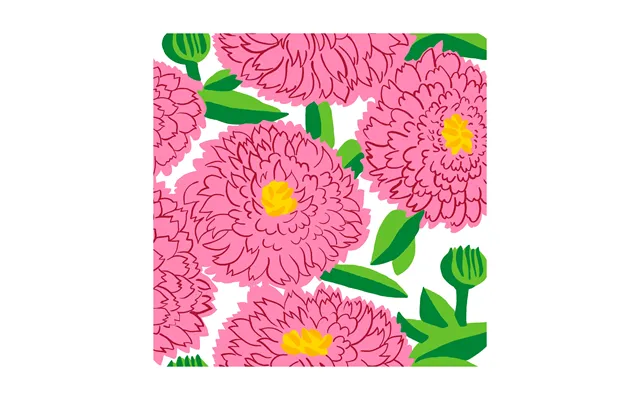 Marimekko Primavera Napkin 33x33 Cm 20-pack Pink