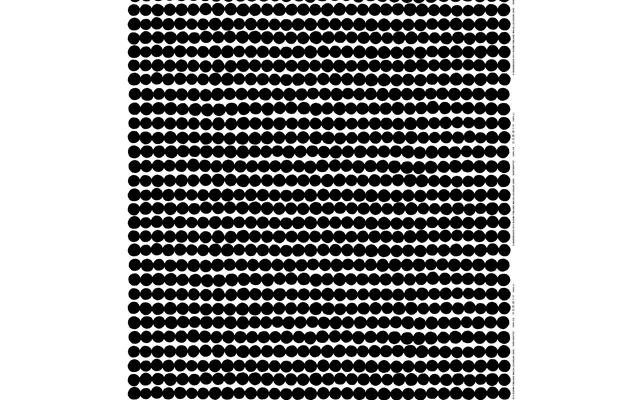 Marimekko Räsymatto Fabric Black-white