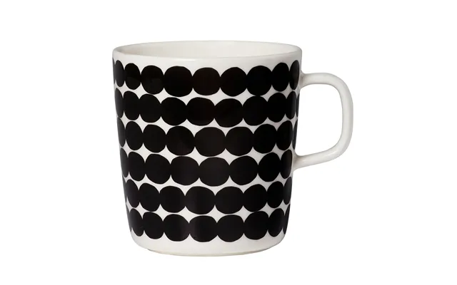 Marimekko Räsymatto Mug 4 Dl Black-white