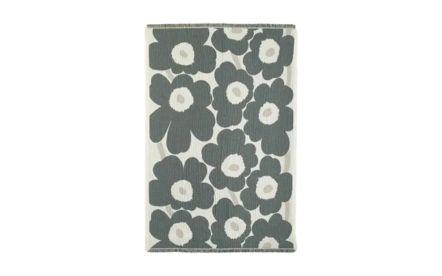 Marimekko Unikko Throw 150x220 Cm Off White-charcoal-sand