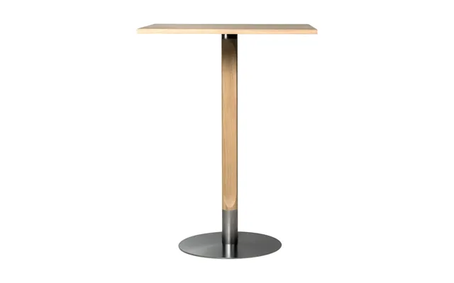 Mavis Red Bar Table 70x70 Cm White-pigmented Matte Lacquered Oak