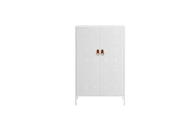 Maze Francis Cabinet White. Leather