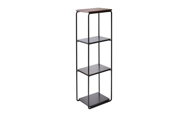 Maze Mixrack Floor Shelf L Shelf 26x19x82.2 Cm Stained Oak-black