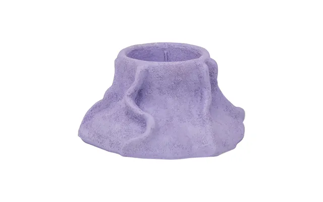 Mette Ditmer Art Piece Lava Candle Holder Ø12.5 Cm Light Lilac