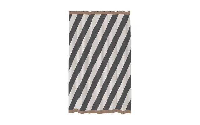 Mette Ditmer Diagonal Shower Curtain 150x200 Cm Dark Grey
