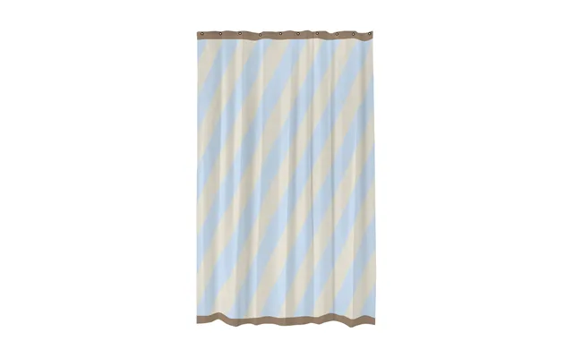 Mette Ditmer Diagonal Shower Curtain 150x200 Cm Light Blue