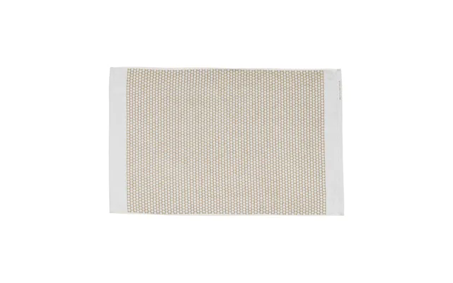 Mette Ditmer Grid Bathroom Rug 50x80 Cm Sand-off White