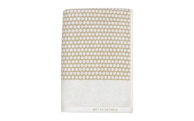 Mette Ditmer Grid Towel 70x140 Cm Sand-off White