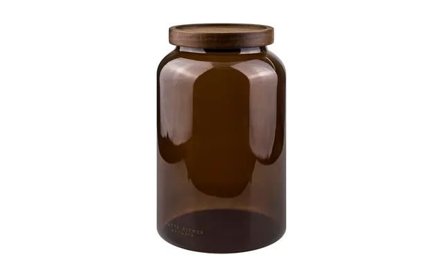 Mette Ditmer Luna Jar With Lid Large 20 Cm Brown