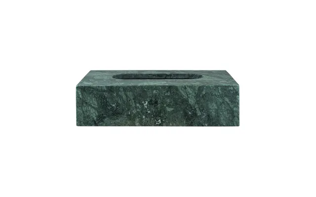 Mette Ditmer Marble Tissue Box 14x25.5 Cm Dark Forest
