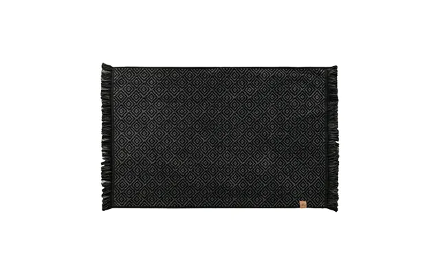 Mette Ditmer Morocco Bathroom Mat 50x80 Cm Black-grey