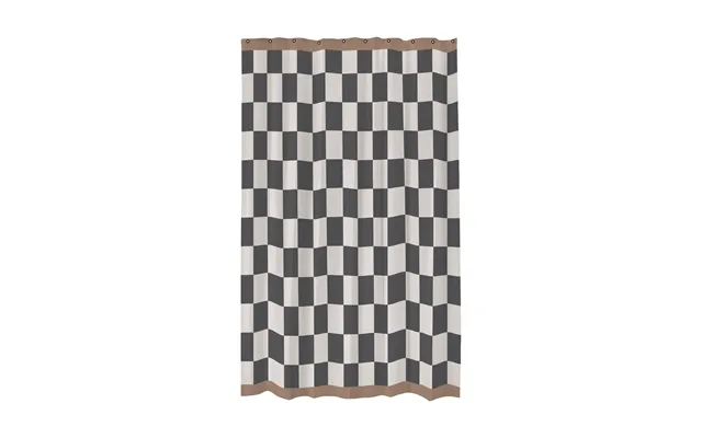 Mette Ditmer Retro Shower Curtain 150x200 Cm Dark Grey