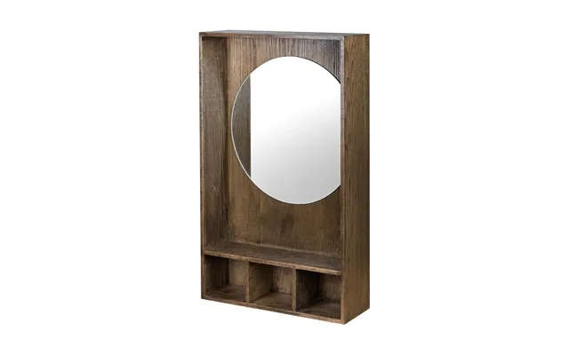 Mette Ditmer Show-me Mirror With Shelf Small Dark Oiled