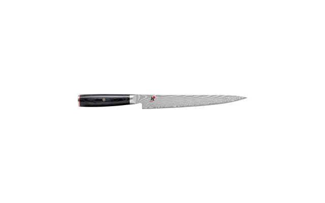 Miyabi Raw 5000fcd Sujihiki Fillet Knife 24 Cm Damaskus-black