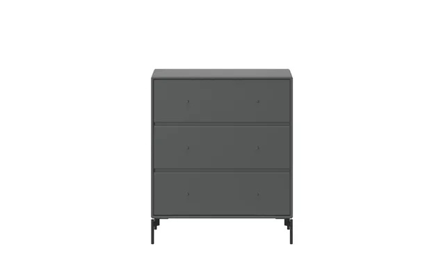 Montana Carry Dresser Anthracite 04 - Black Lacquered Legs