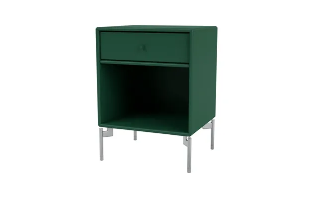 Montana Dream Bedside Table Pine 136 - Chrome Legs