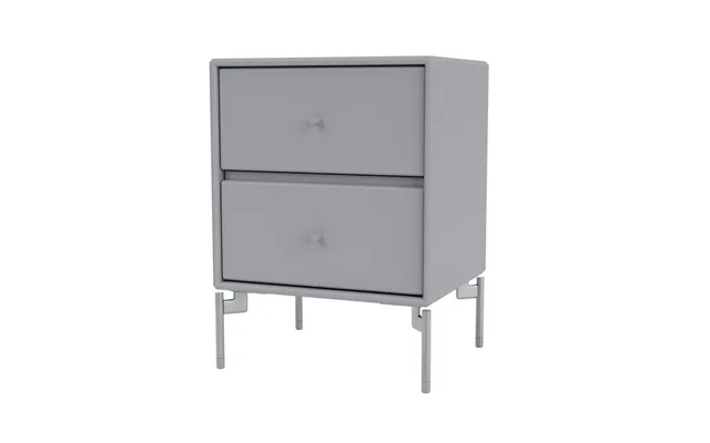 Montana Drift Bedside Table Graphic 100 - Chrome Legs Cm