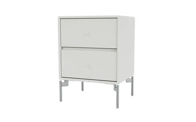 Montana Drift Bedside Table Nordic 09 - Chrome Legs Cm