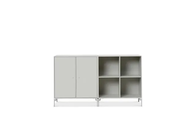 Montana Pair Side Table Nordic 09 - Chrome Legs