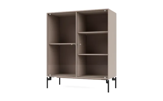Montana Ripple Ii Display Cabinet 69.6x82.2x30 Cm Mushroom-legs Black