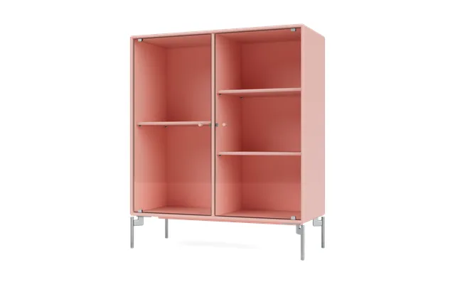 Montana Ripple Ii Display Cabinet 69.6x82.2x30 Cm Ruby-legs Chrome