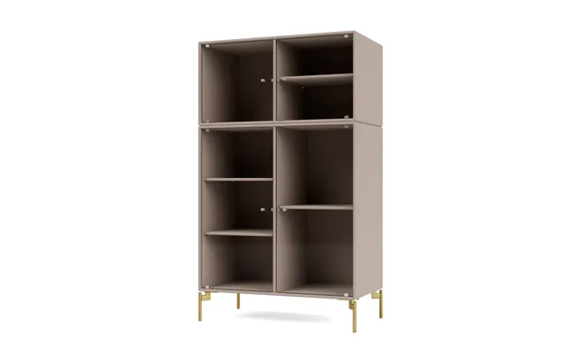 Montana Ripple Iii Display Cabinet 69.6x117.6x38 Cm Mushroom-legs Brass