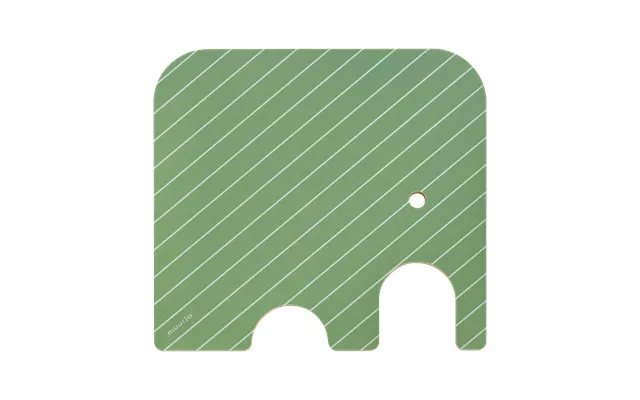Muurla Elephant Chop & Serve Cutting Board S Green