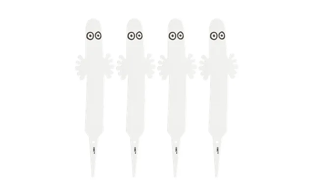 Muurla Hattifattener Plant Label 4-pack White