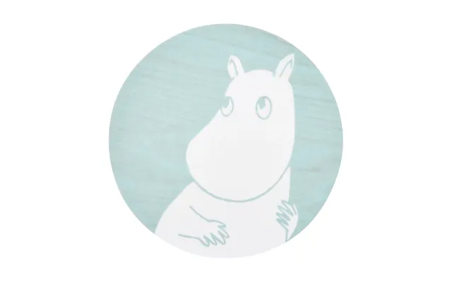 Muurla Moomin Glass Coaster Ø10 Cm Momintroll