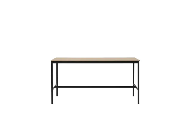 Muuto Base High Bar Table Oak - Black Legs