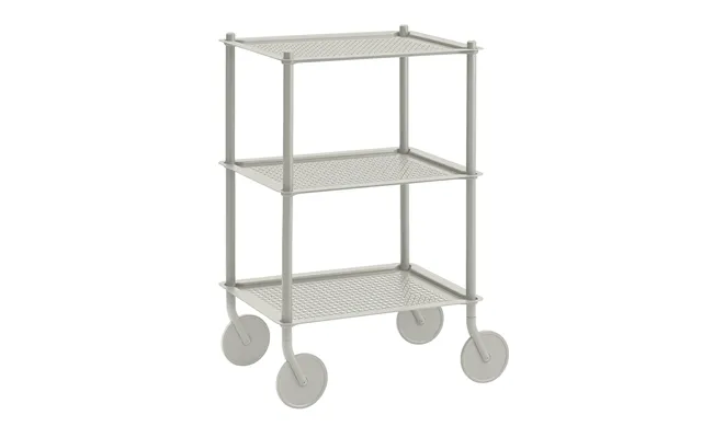 Muuto Flow 3-layer Trolley 90 Cm Grey