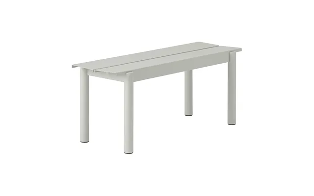 Muuto Linear Steel Bench 110 Cm Grey Ral 7044 product image