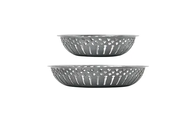 Nicolas Vahé Nicolas Vahé Bread Basket 2 Pieces Antique Silver Finish