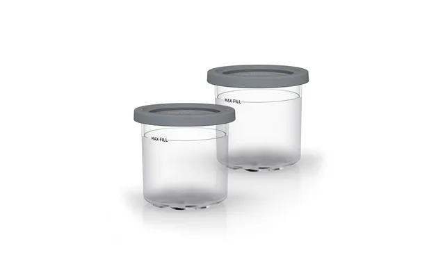 Ninja Ninja Container With Lid For Nc300 Creami 2-pack Clear-gray