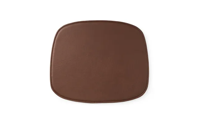 Normann Copenhagen Form Seat Cushion In Ultra Leather Brandy 41574