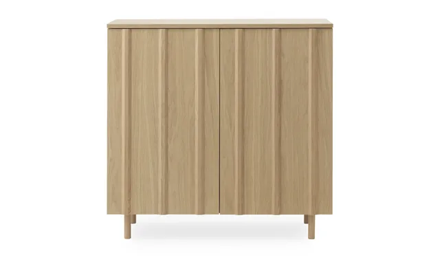 Normann Copenhagen Rib Cabinet 96x98.5 Cm Oak
