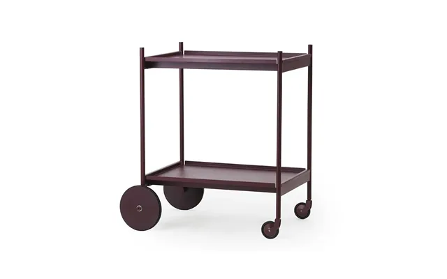 Normann Copenhagen Rul Serving Cart Wine Red