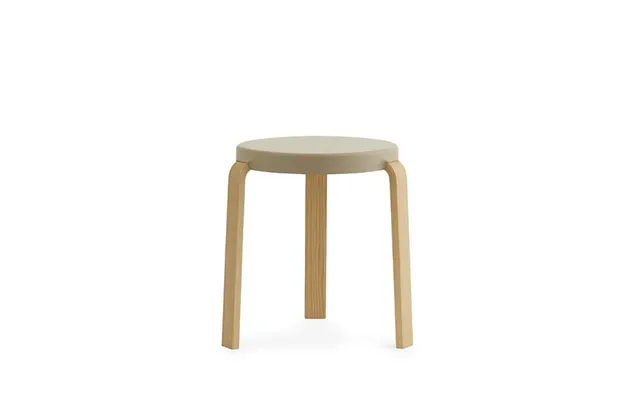 Normann Copenhagen Tap Stool Sand - Oak Legs