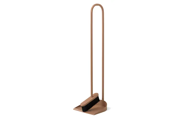 Northern Cane Broom And Dustpan Beige