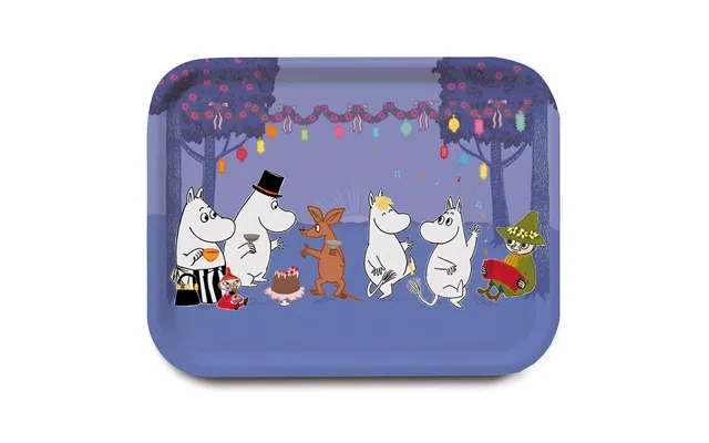 Opto Design Moomin Dancing Tray Blue