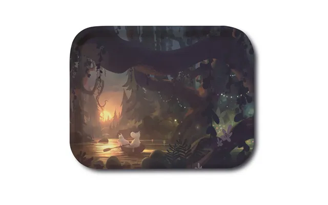 Opto Design Moomin Tv-series Tray 27x20 Cm Moomin In The Forest