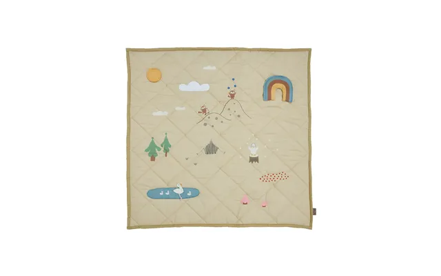 Oyoy Forest Activity Blanket 102x102 Cm Clay
