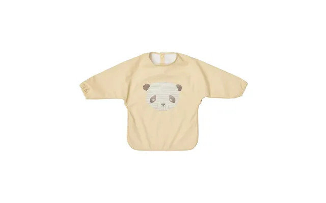 Oyoy Lun Lun Panda Bib With Sleeve Butter