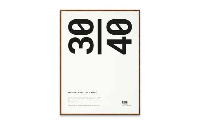 Paper Collective Paper Collective Frame Plexiglass-dark Oak 30x40 Cm